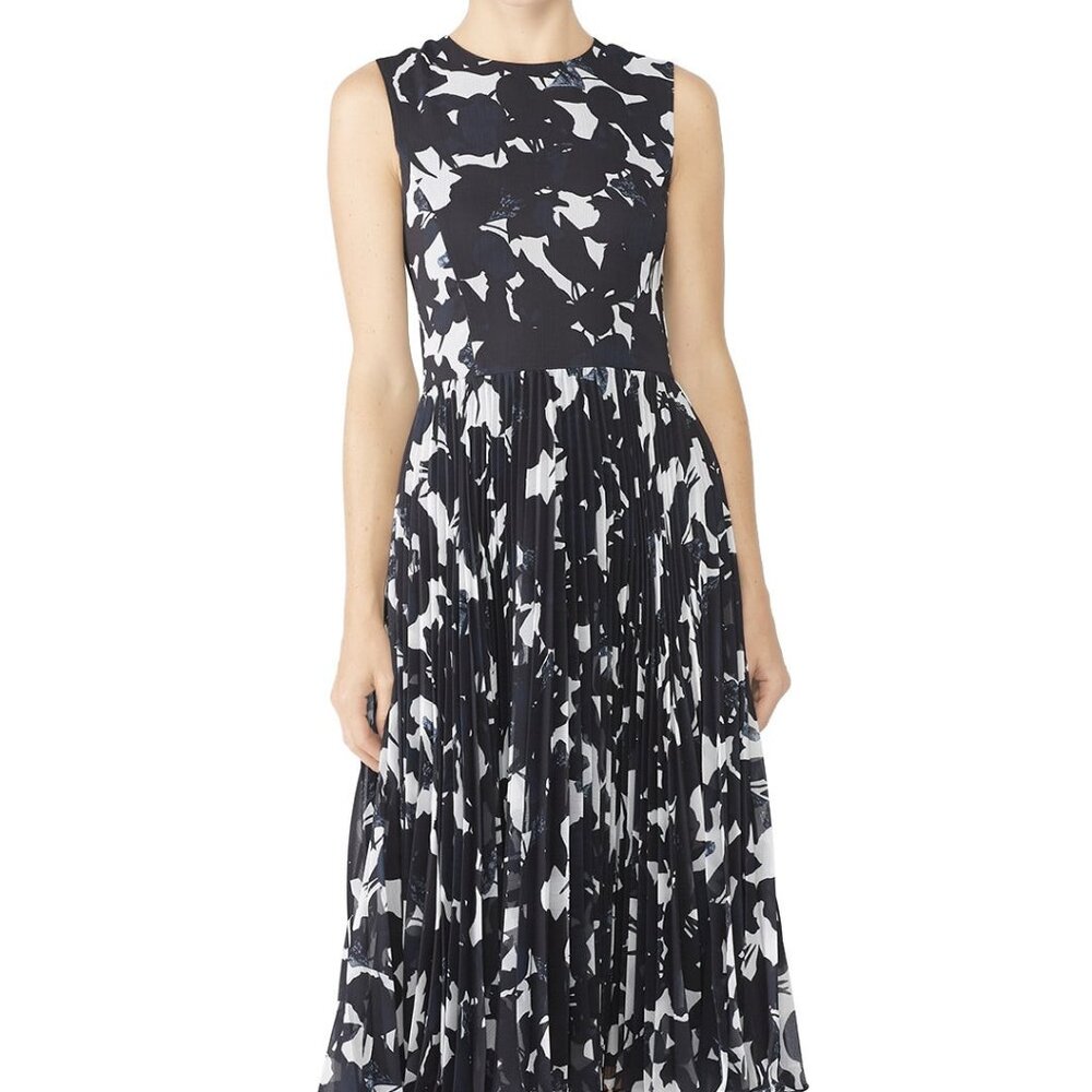 Jason Wu Collection Chalk Multi Pleated Dress
